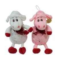 Pluszowa wesoa owieczka, dua - 2 rodzaje Deef