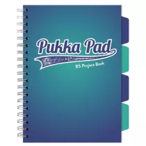 Pukka Pad Project Book B5 Blue kratka 100 kartek 3 szt.