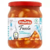 Primavika Fasola w sosie pomidorowym bezglutenowa 440 g