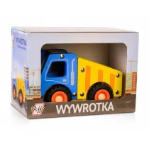 Auto drewniane z oponami Wywrotka Daffi
