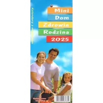 Kalendarz 2025 kl02 mini dom zdrowie rodzina z magnesem