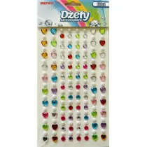 Brewis D�ety samoprzylepne serca per�y 164 szt.