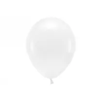 PartyDeco Balony Eco bia�e 30cm
