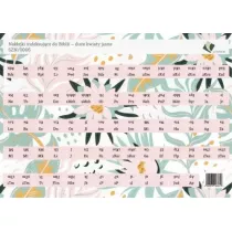 Naklejki indeksuj�ce do Biblii - du�e kwiaty jasne