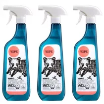 Yope Pyn do czyszczenia azienki Bambus Zestaw 3 x 750 ml