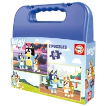 Puzzle 2 x 20 el. Blue (walizka) Educa