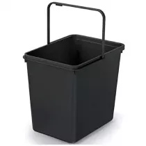 Prosperplast Keden kosz na mieci systema basica - czarny recykling 23 l