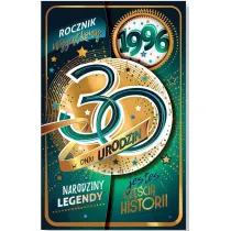 AbCard Kartka okoliczno�ciowa Urodziny 30