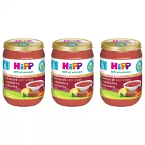 Hipp Barszczyk czerwony z delikatn woowin po 6. miesicu zestaw 3 x 190 g Bio