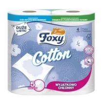Foxy Cotton Papier toaletowy 4 szt.