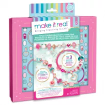 Zestaw do tworzenia bransolete Halo Charms Pink Make it real