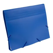 Teczka z przegr�dkami A5 9115C niebieska GRAND