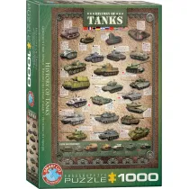 Puzzle 1000 el. Historia czo�g�w Eurographics