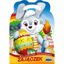 Wielkanocna kolorowanka. Zajczek