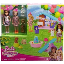 Barbie Chelsea Celebration - 2 x lalka + zwierztka Mattel