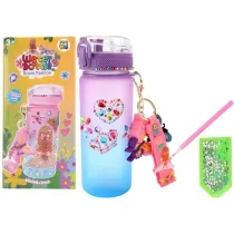 Diamentowa butelka do z brelokiem motyl 600ml Pro Kids