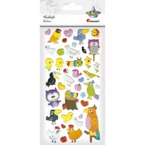 Titanum Naklejki wypuk�e ptaki