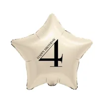 Godan BALON FOL GWIAZDA 4 KREM 44CM GO B/C