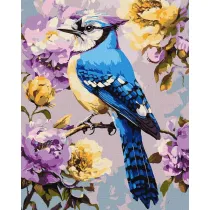 Ideyka Malowanie po numerach - Sjka w piwoniach 40x50cm