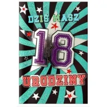 Karnet okazjonalny B6 z kopert� 18 Urodziny PAN DRAGON HM200-1117