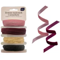 Interdruk Zestaw tasiemek i sznurkw Satin Gold
