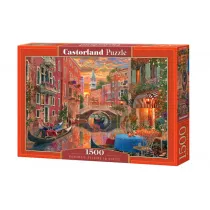 Puzzle 1500 el. Romantyczny wieczr w Wenecji Castorland