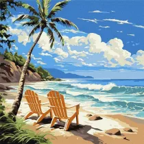 Ideyka Malowanie po numerach - �wiat dla zakochanych 30x30cm