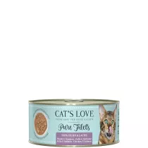 Cats Love FIlet Pur Lachs Huhn - filety z ososia i kurczaka 100 g