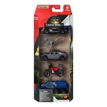 Matchbox Jurassic World Samochody i dinozaur MIX Mattel
