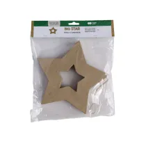 Happy Color Kszta�t z papier mache BIG STAR, 19x2.5 cm
