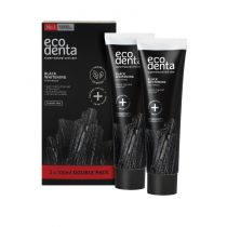 Ecodenta Black Whitening Toothpaste czarna pasta do zębów wybielająca z węglem 2 x 100 ml
