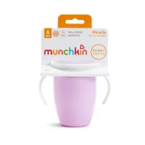 Kubek treningowy z uchwytami Munchkin Miracle 360&deg; 207ml fioletowy