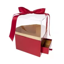 Rozette Pude�ko Flower Box Diament czerwony