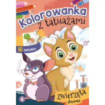 Kolorowanka z tatuaami. Zwierzta domowe