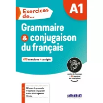 Exercices de Grammaire et conjugaison du francais + audio online + corriges A1