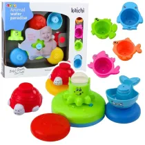 Zestaw do k�pieli ze zwierz�tkami i fontann� LeanToys