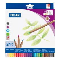 Milan Kredki o��wkowe sze�ciok�tne 24 szt.