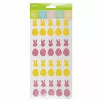 Arpex Brokatowe naklejki zaj�czek jajko z pianki