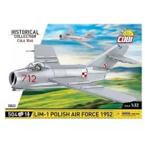COBI 5822 Historical Collection Cold War Zimna Wojna Samolot myliwski LIM-1 Polish Air Force 504 klocki