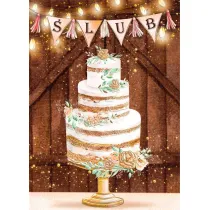 Henry Karnet B6 �lub z kieszonk� - Tort boho