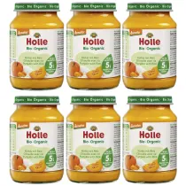 Holle Dynia - ry� bez dodatku cukr�w bezglutenowe od 5 miesi�ca demeter Zestaw 6 x 190 g Bio