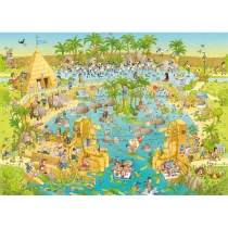 Puzzle 1000 el. Funky Zoo. Zoo pod piramidami Heye