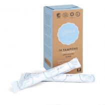 Ginger Organic Tampons tampony organiczne z aplikatorem Super 14 szt.