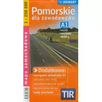 Pomorskie dla zawodowcw. Mapa samochodowa 1:250 000