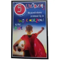 AbCard Kartka okoliczno�ciowa Urodziny 5 ch�opiec