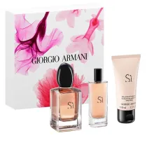 Giorgio Armani SET  Si EDP spray  + EDP spray  + BODY LOTION 50 ml
