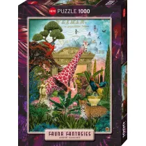 Puzzle 1000 el. Fantastyczna Fauna - Giraffolove Heye