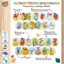 Zabawka drewniana - Alfabetyczna ukadanka Trefl