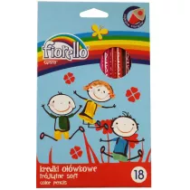 Fiorello Kredki Super Soft 18 szt.