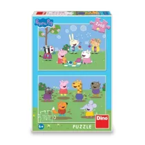 Puzzle 2w1 winka Peppa i przyjaciele Dino Toys